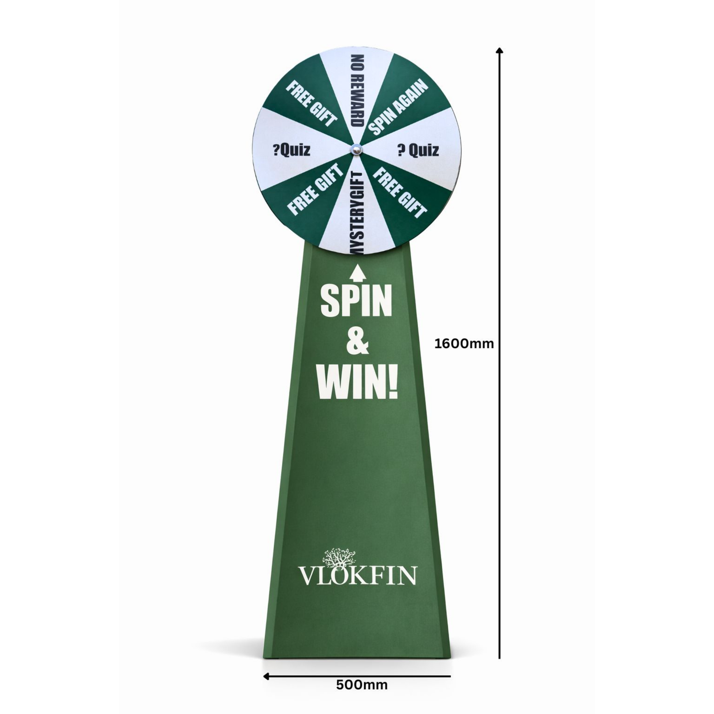 Custom Foldable Branded Spinning Wheel (1600mm)